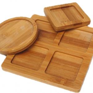 Bamboo Saucer Tray